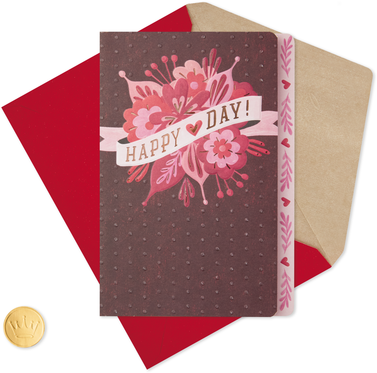 Wishing You A Heart Full Of Happy Valentine's Day - Greeting Card (1470x1470), Png Download