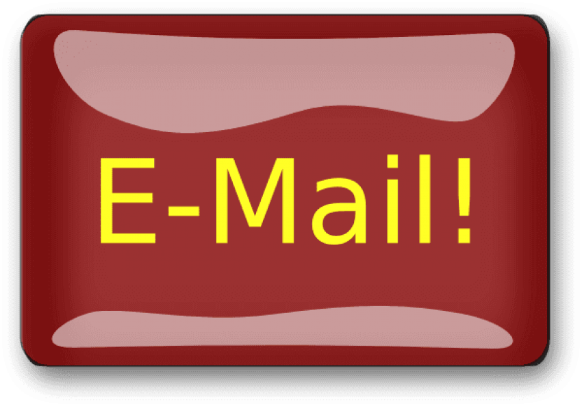 Free Png Download Red Rectangle Email Button Png Images - Open Button Icon Png (850x593), Png Download