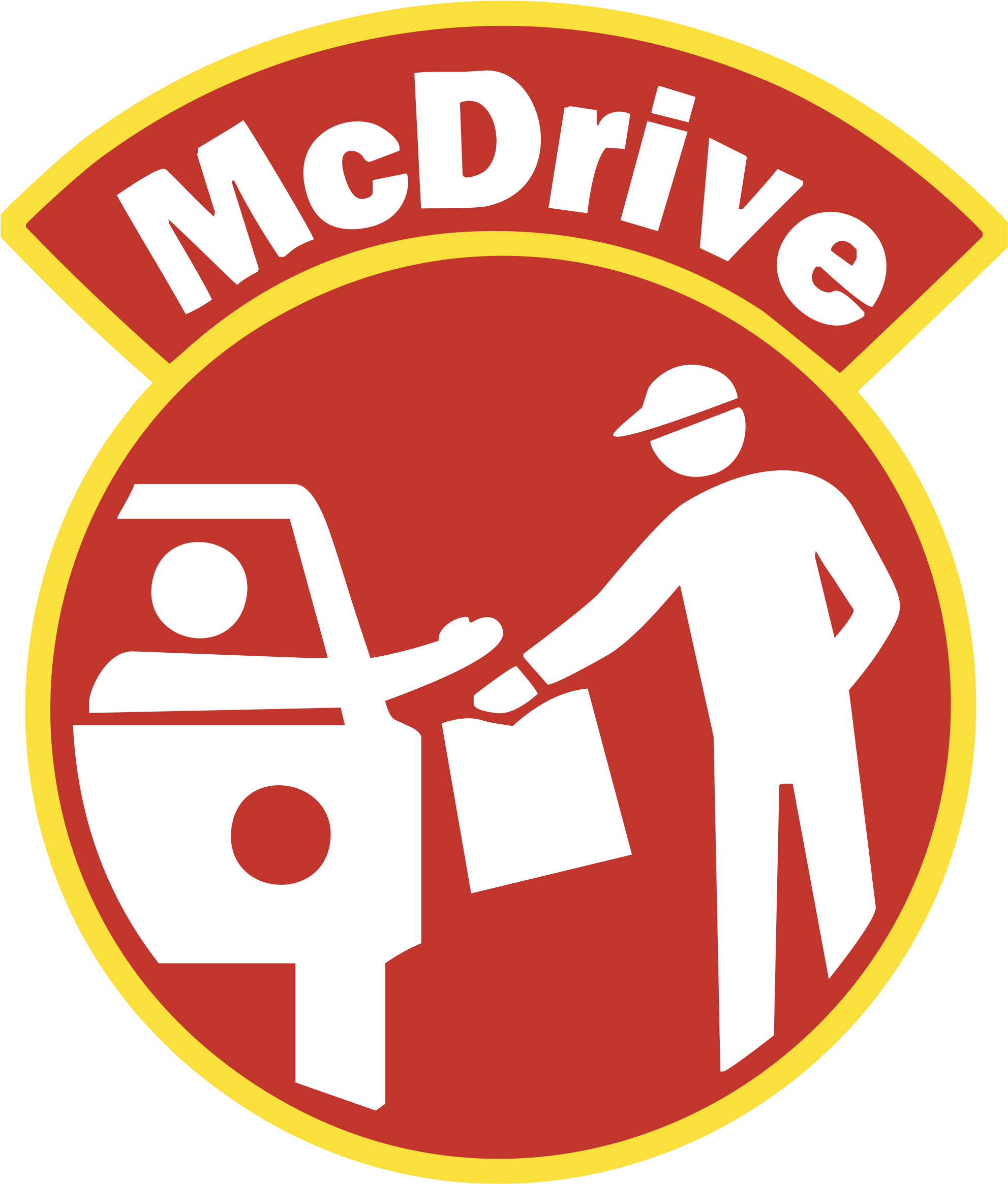 Mcdrive Logo Png Transparent - Logo Mc Drive Png (2400x2400), Png Download