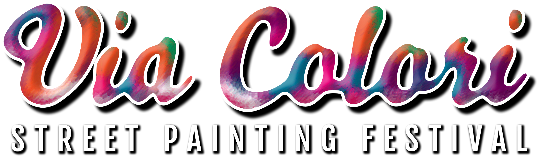 Via Colori® Is A Celebration Of Art In Order To Raise - Graphic Design (2270x662), Png Download