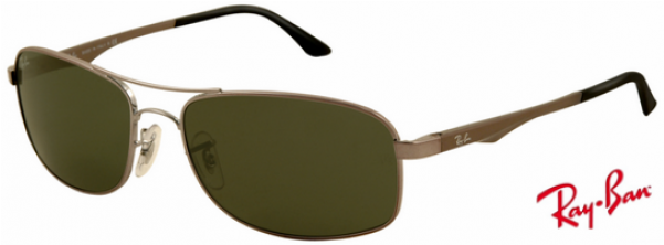 Ray Ban Rb3483 Highstreet Lunettes De Soleil Gunmetal - Ray Ban (600x600), Png Download