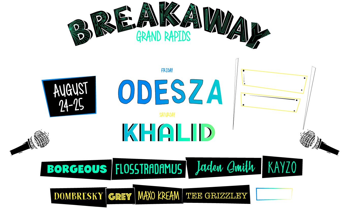 Breakaway Music Festival Announces Return To Grand (1420x853), Png Download