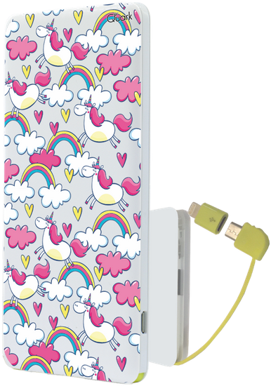 Power Bank Personalizado Branco - Frases De Unicórnio (600x600), Png Download
