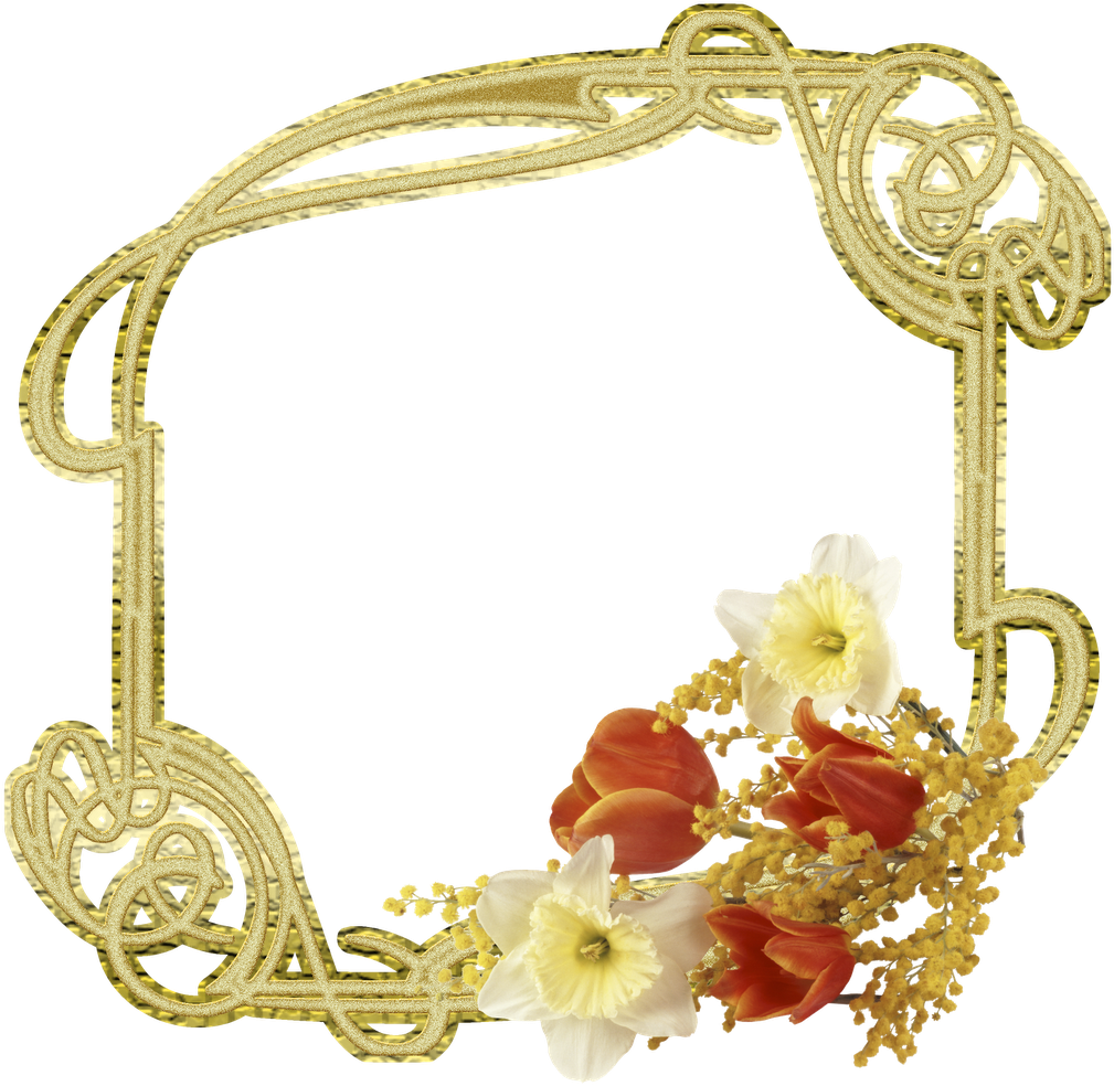 Deixo Aqui Varias Frames Png Oval Com Flores Para Enfeite (1067x1600), Png Download