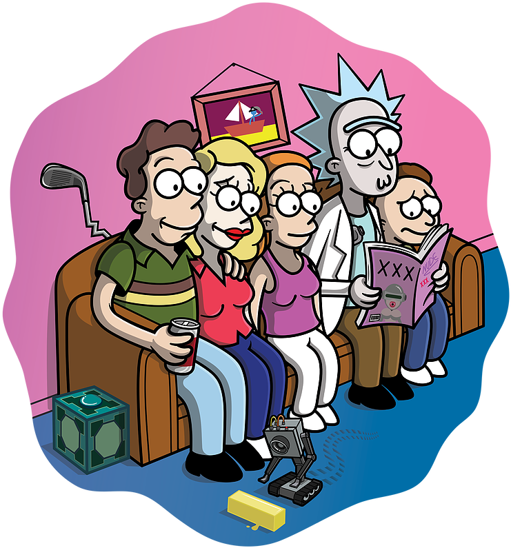 Pass The Butter - Cartoon (784x830), Png Download