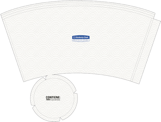 Ogilvy Guatemala Kimberly Clark Professional Troqueles, - Paper (600x545), Png Download