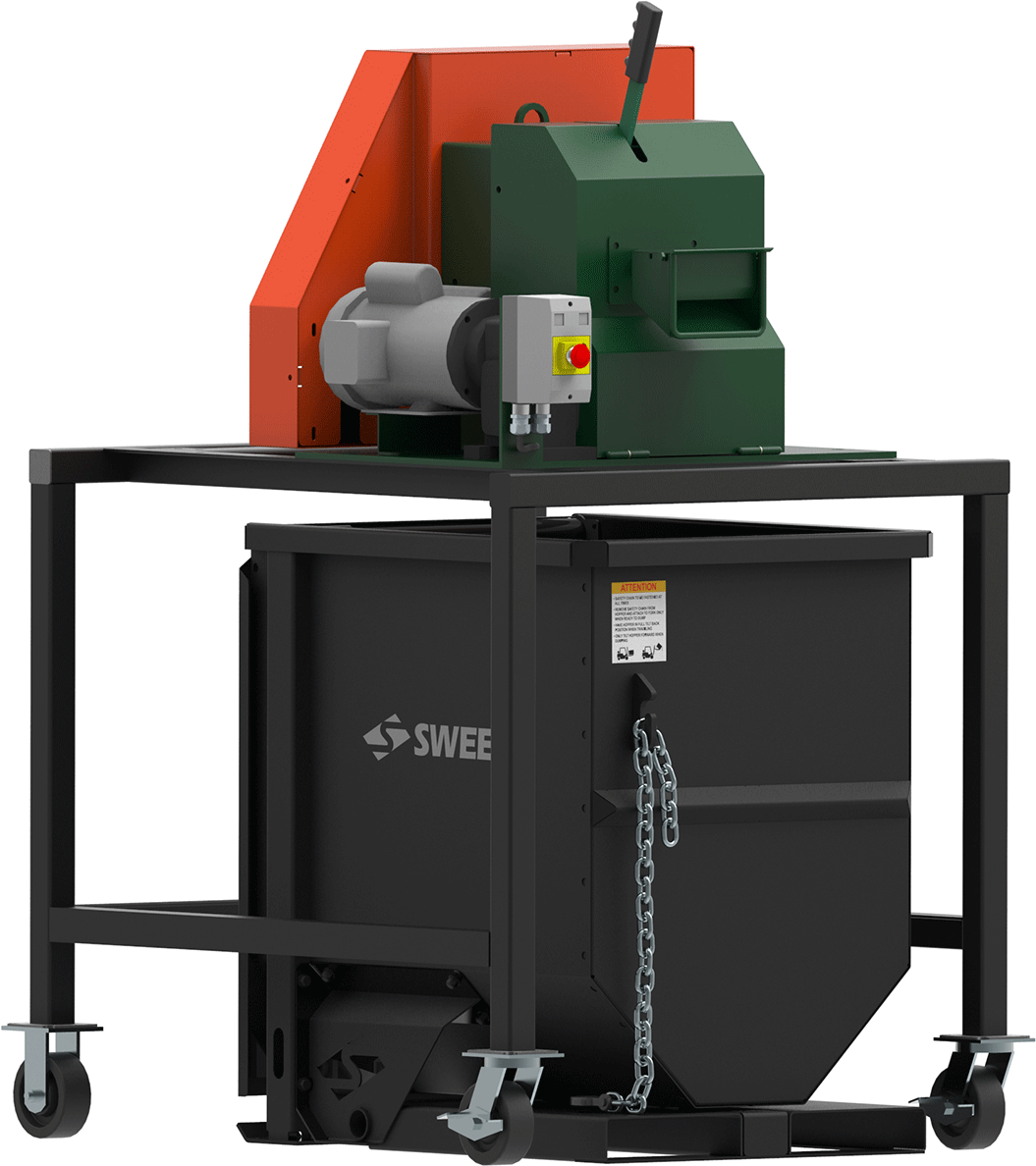 Sweed Model 510 Xhd Scrap Chopper - Machine Tool (1200x1283), Png Download