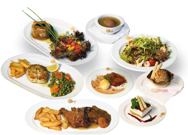 Comer En El Bingo Plaza - Okazu (672x472), Png Download