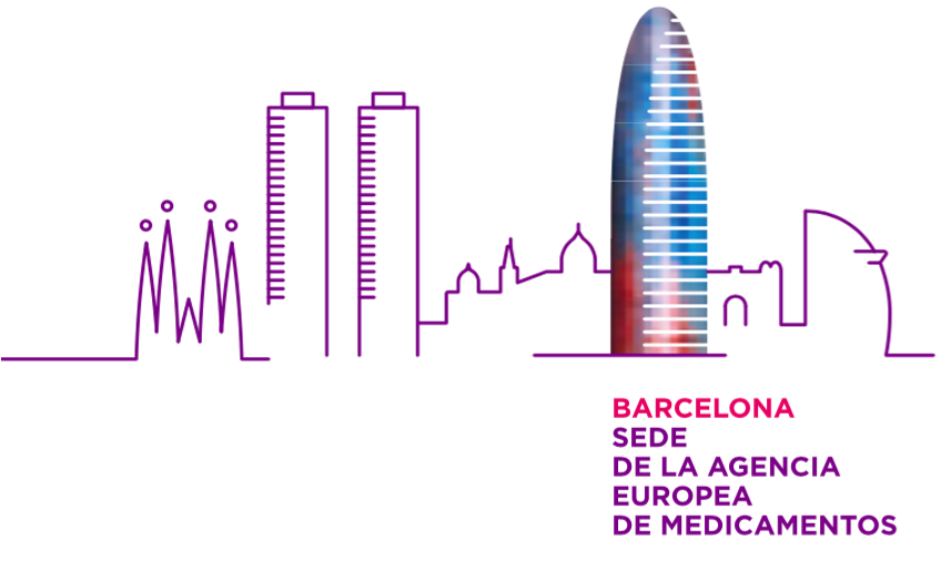 Logotipo De La Candidatura De Barcelona Agencia Europa - Skyscraper (847x720), Png Download
