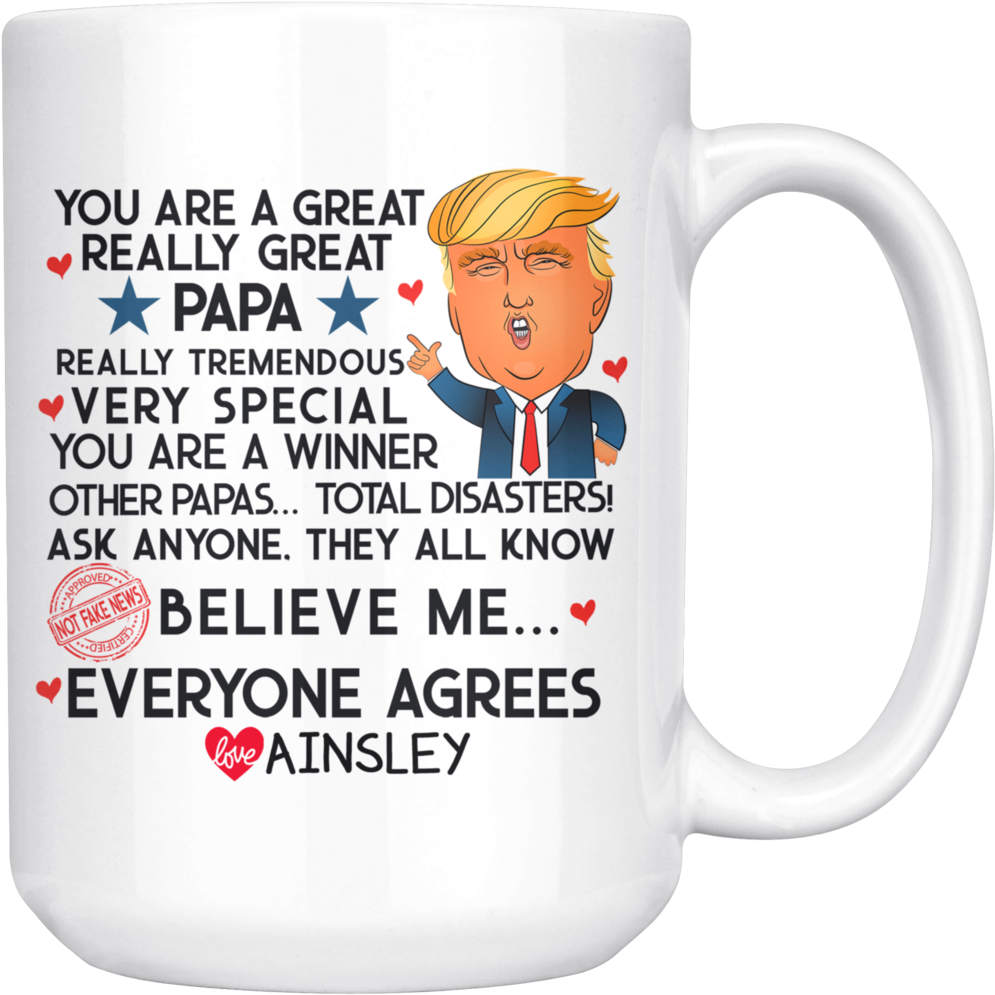 Trump Love Ainsley - Mug (1024x1024), Png Download