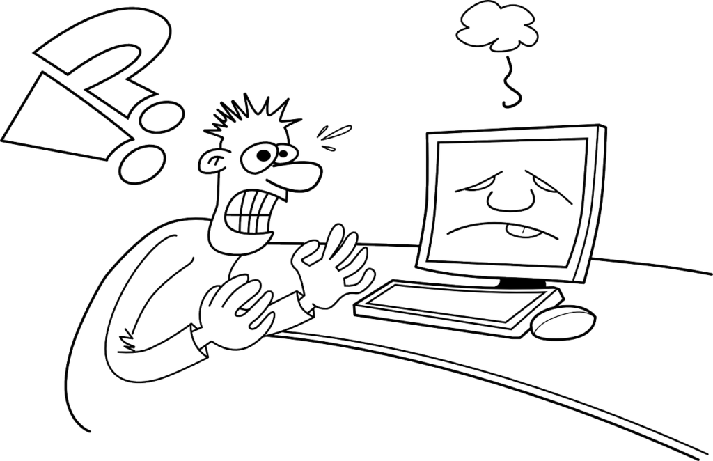 It's Always Me Me Me - Broken Laptop Clip Art (1024x662), Png Download