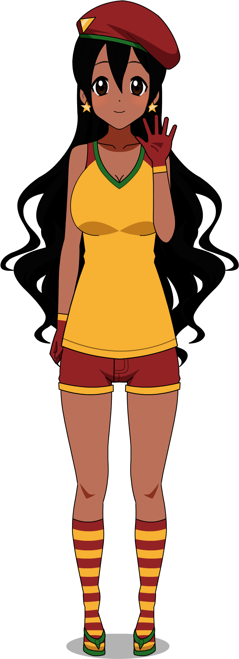 Picture Of Ghana - Ghana Hetalia (1284x2272), Png Download