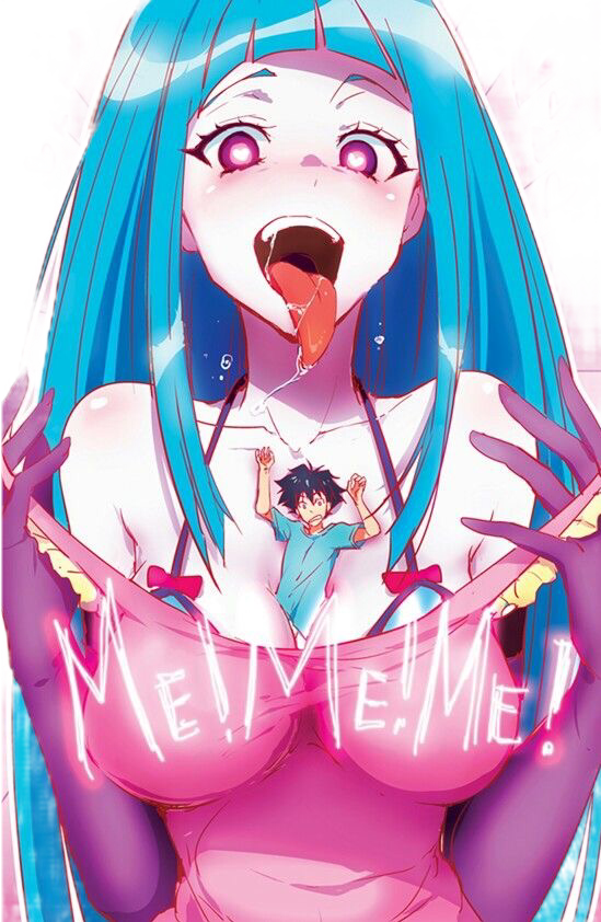 Report Abuse - Me Me Me Ahegao (549x842), Png Download