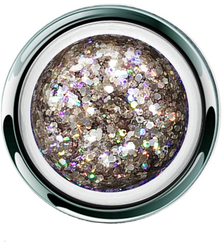 Gold Crush Glitter Gel (718x814), Png Download