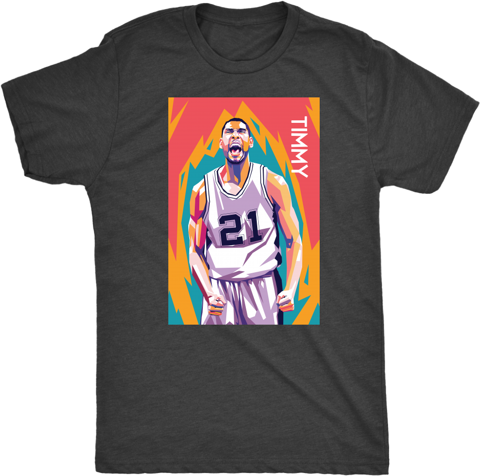 Tim Duncan Is, Without Question, The Greatest Spurs - Family Crest Shirt (1024x1024), Png Download