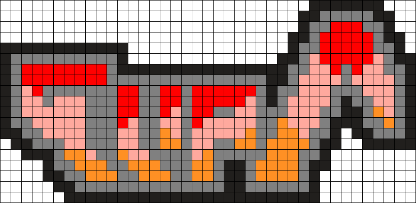 Hetalia Perler Bead Pattern Perler Bead Pattern / Bead - Hetalia Perler Bead Patterns (820x400), Png Download