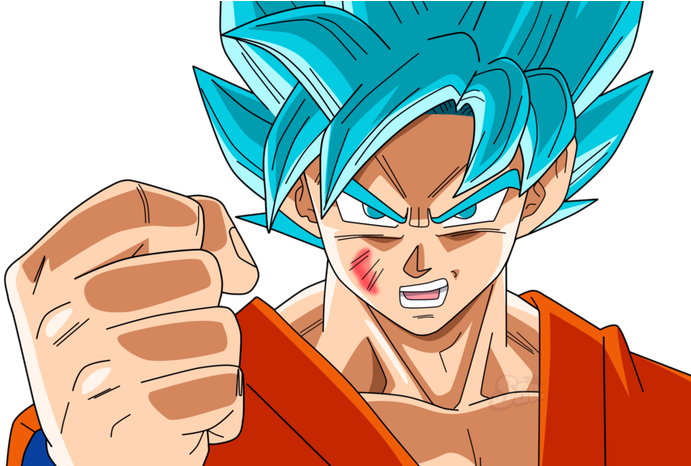 Goku Ssgss By Saodvd-da0z0bz - Goku Ssj Dios Blu (792x465), Png Download