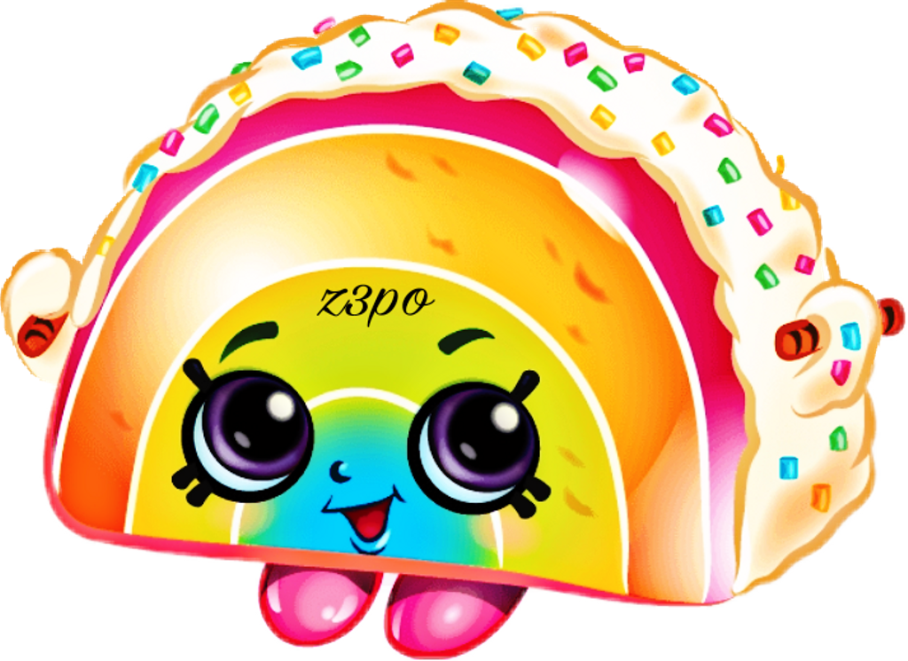 Report Abuse - Shopkins Rainbow Bite Cake (1024x745), Png Download