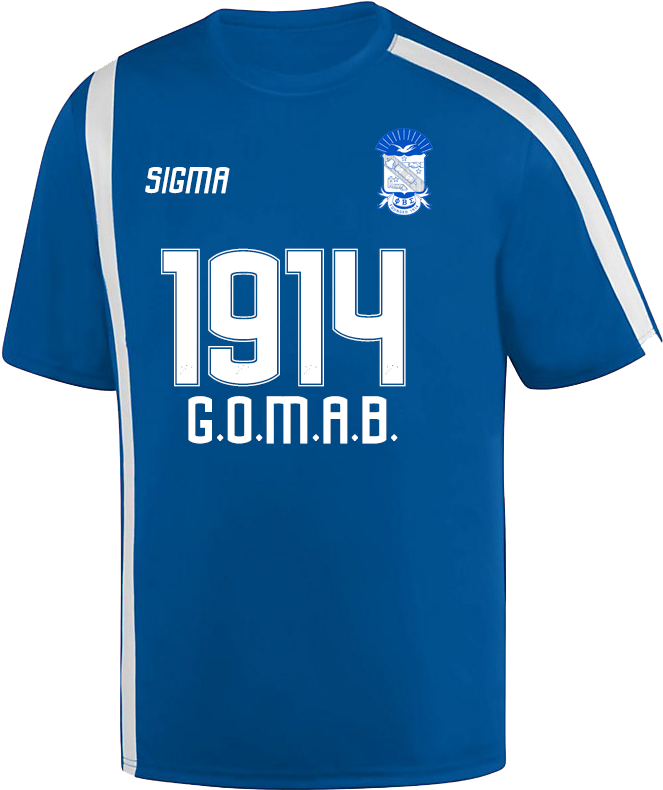 Phi Beta Sigma Gomab Away Soccer Jersey - Jersey (800x800), Png Download