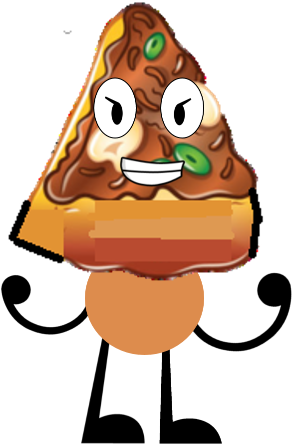 Putrid Power Pizza Face (655x909), Png Download