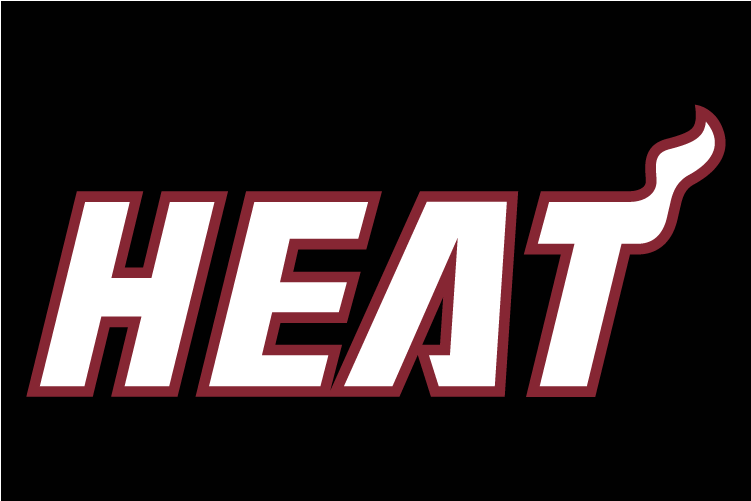 Miami Heat Logos Iron On Stickers And Peel-off Decals - Miami Heat (750x930), Png Download