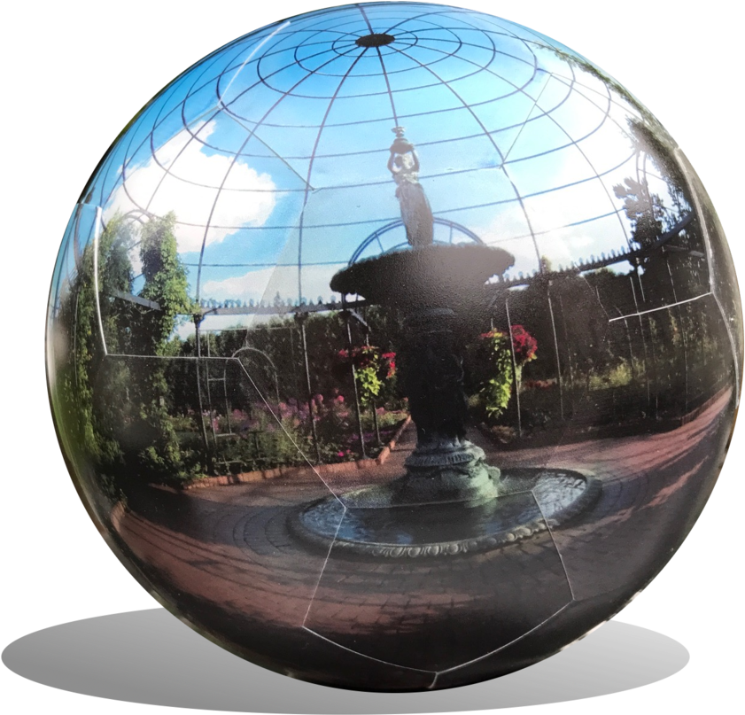 360 Globe W Shadow - Sphere (1000x930), Png Download