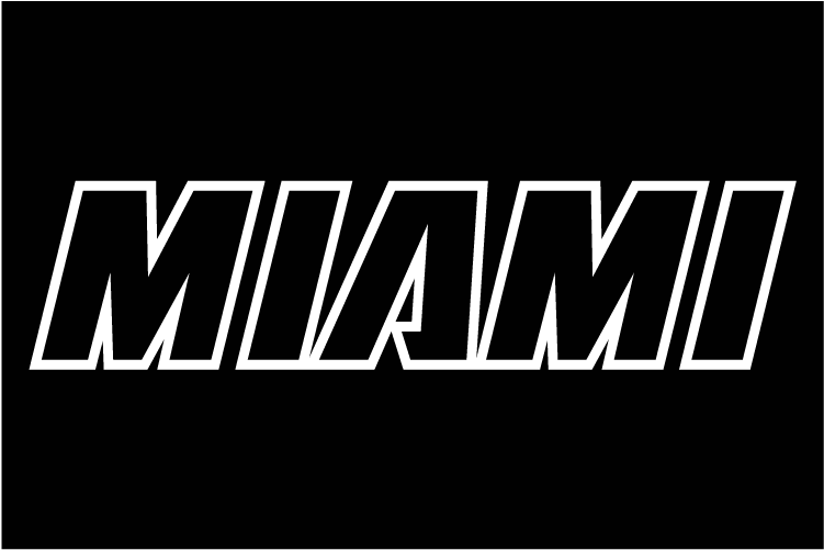 Miami Heat Logos Iron On Stickers And Peel-off Decals - Tan (750x930), Png Download