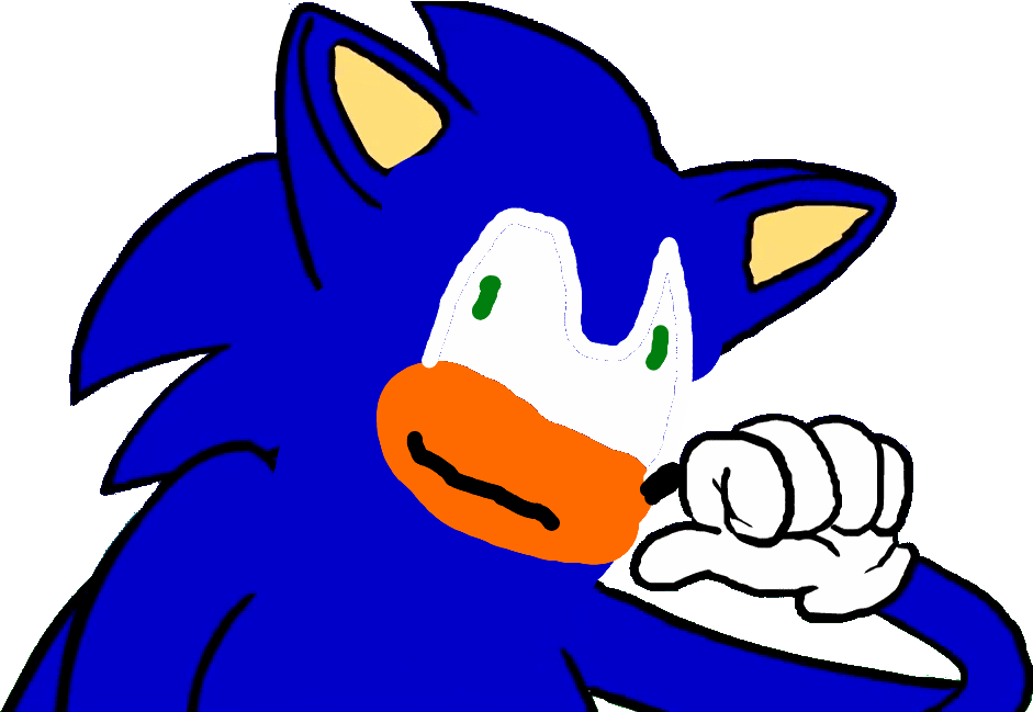 46kib, 941x649, Sonic The Original Character - Video Game (941x649), Png Download