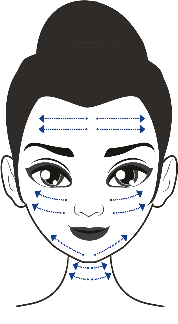 Double Spray The Tonifying Mist Over The Face - Cartoon (1200x1200), Png Download