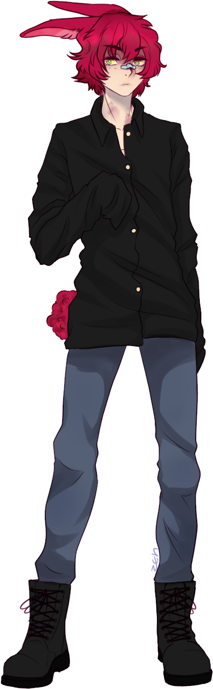 Details - Red Hair (841x1474), Png Download