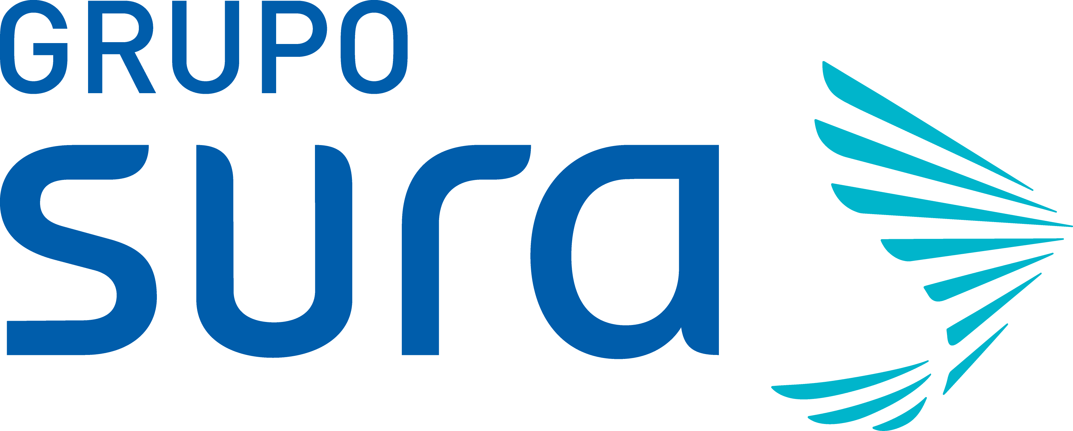 Logo Grupo Sura - Grupo Sura Logo Png (3509x1411), Png Download