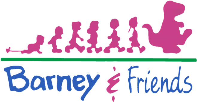 Friends Logo Png - Barney & Friends Logo (1024x658), Png Download