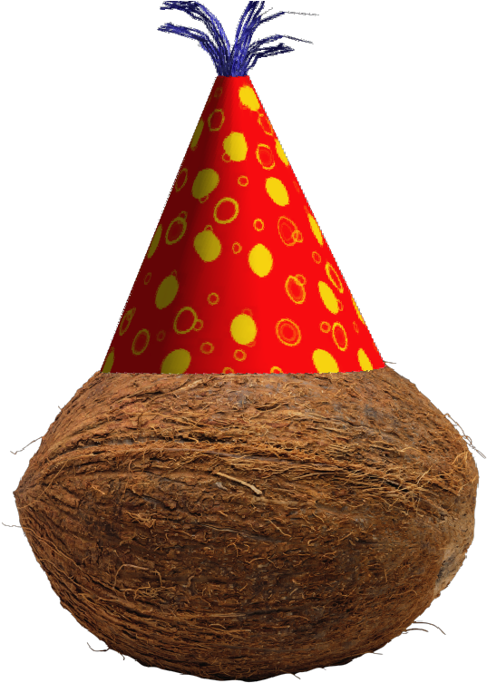 Kb, 660x780, Cocunut ) - Party Hat (660x780), Png Download
