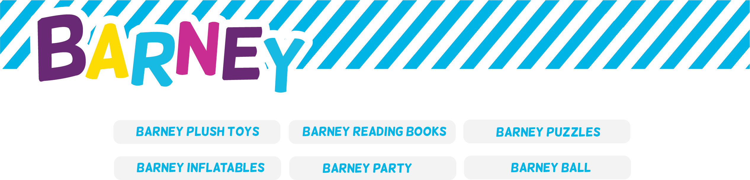 Barney Products Are Available At Leading Retailers - Graphic Design (2533x608), Png Download