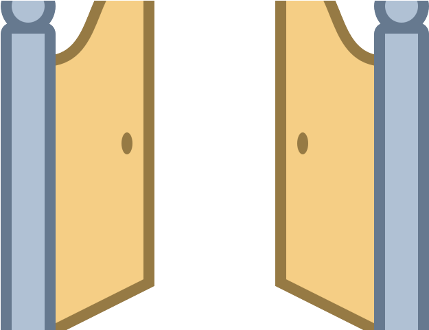 Gate Clipart Mandap - Gate Open Clip Art (640x480), Png Download