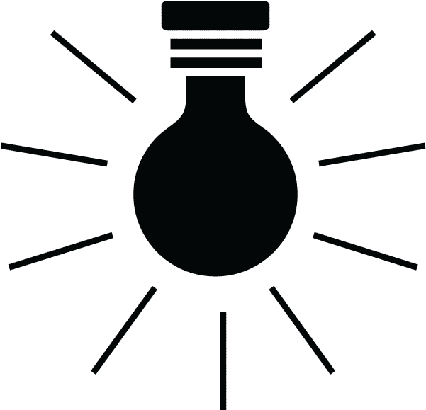 Light Bulb - Circle (750x750), Png Download