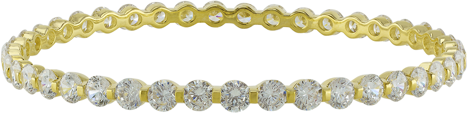 American Diamond Stone Bangles - Bracelet (1000x1000), Png Download