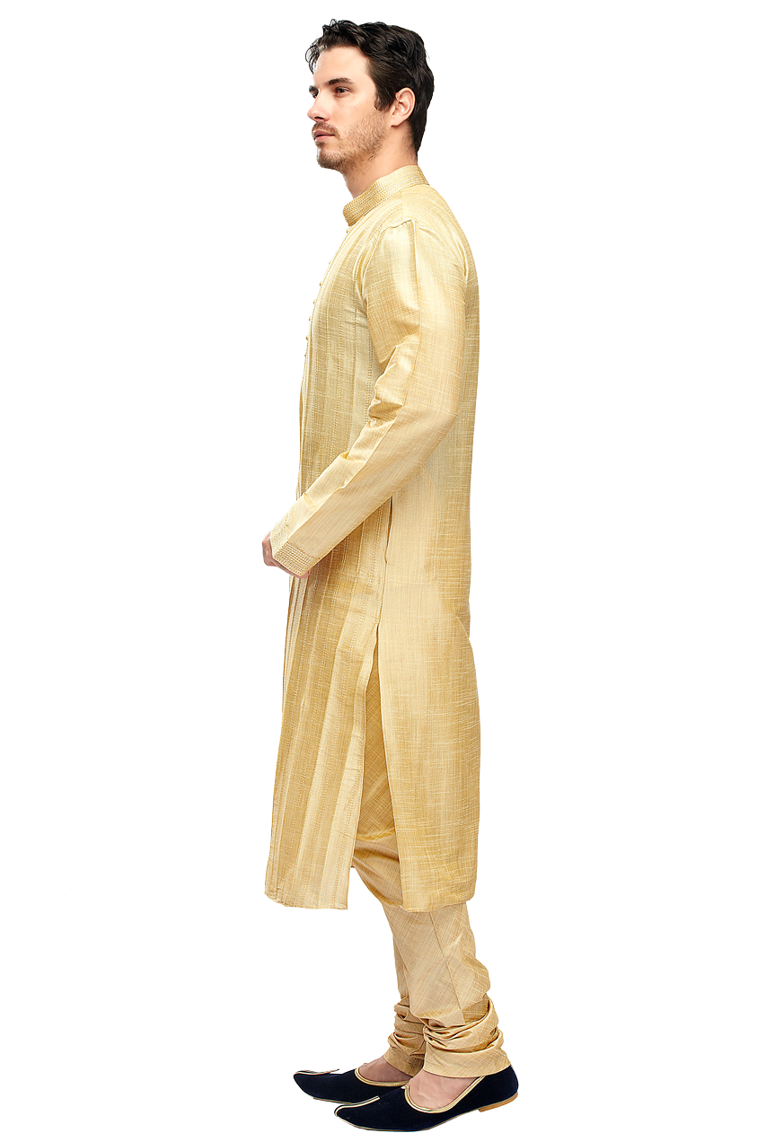Fawn Colour Kurta - Standing (853x1280), Png Download