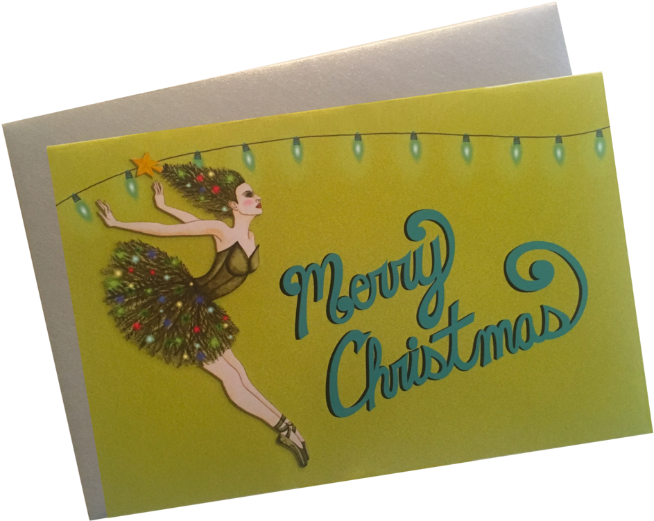 Merry Christmas Greeting Cards (1000x813), Png Download