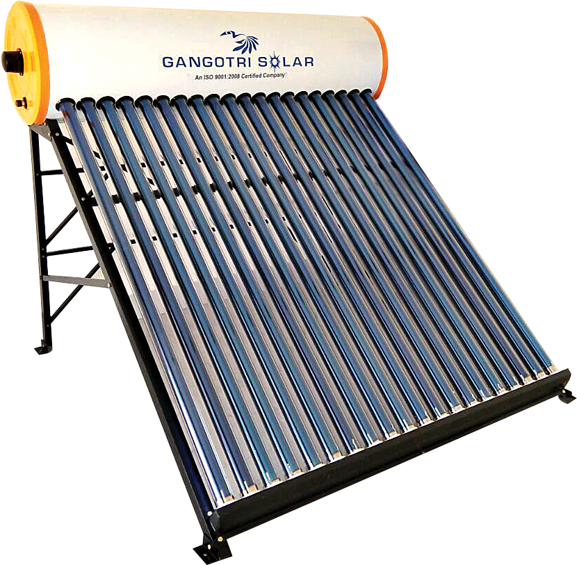 200 Lpd Solar Water Heater - Wood (894x934), Png Download