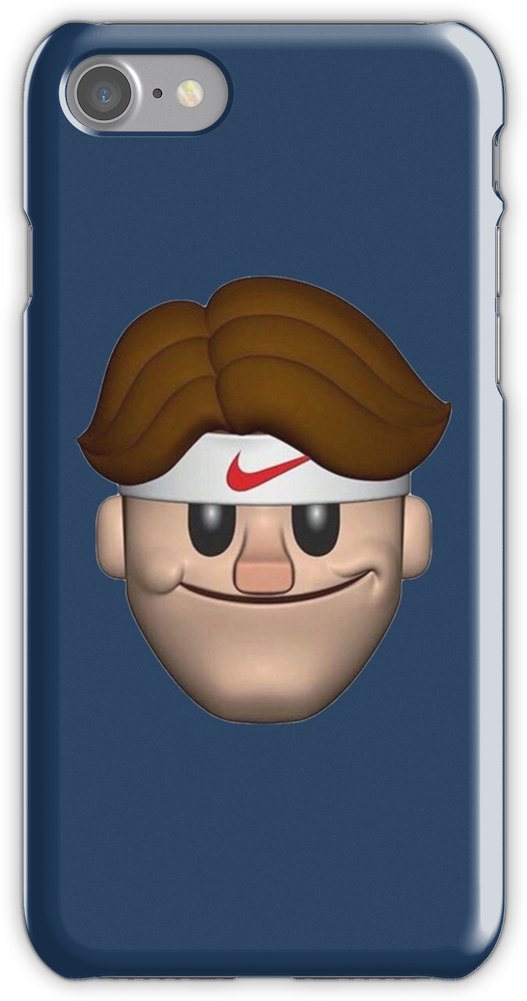 Sport Roger Federer Emoji Iphone 7 Snap Case - Finn Wolfhard Phone Case (750x1000), Png Download