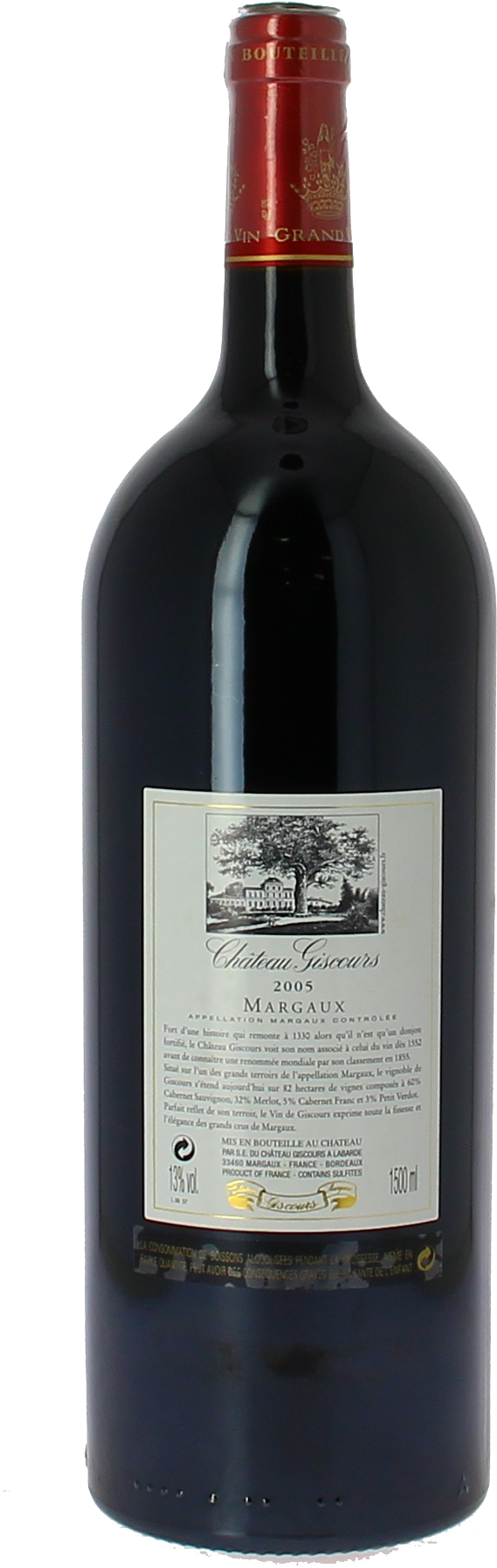 Image 2 Du Produit Château Giscours (1260x2352), Png Download