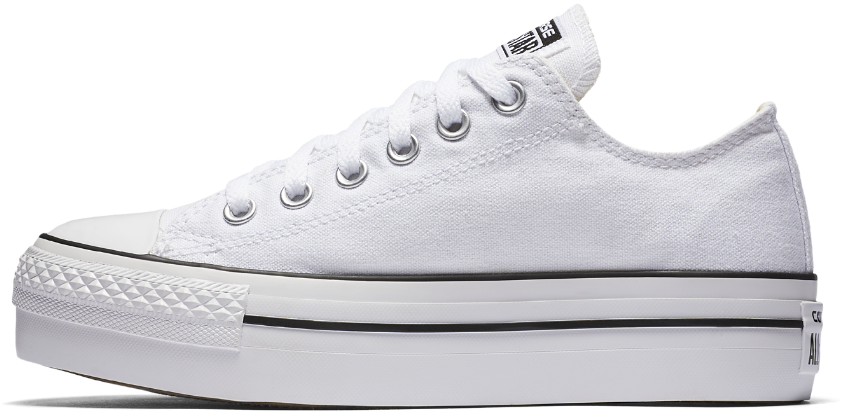 Converse Chuck Taylor All Star Platform Low Top Women's (1000x1000), Png Download