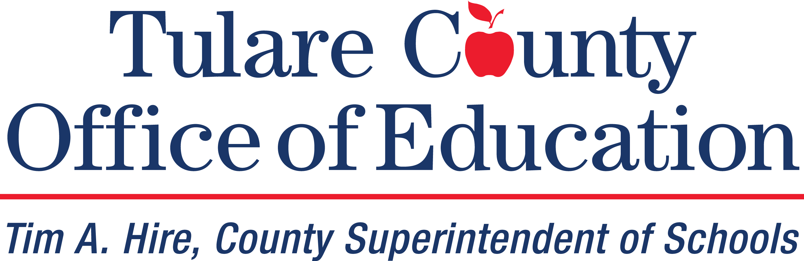 Tcoe Hire Logo Blue Red - Graphic Design (2711x881), Png Download