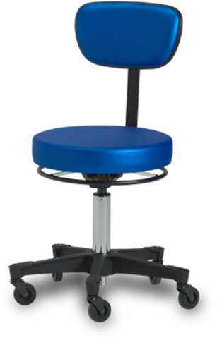 Reliance 5300 Series Stool In Blue - Office Chair (1000x500), Png Download