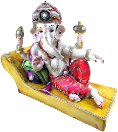 Shri Ganeshayay Namah - Statue (1000x547), Png Download