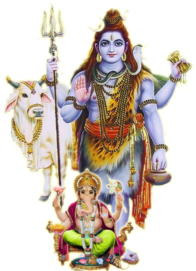 Enjoy Girl Friend Remedies - Shiva Parvati Ganesh (635x540), Png Download