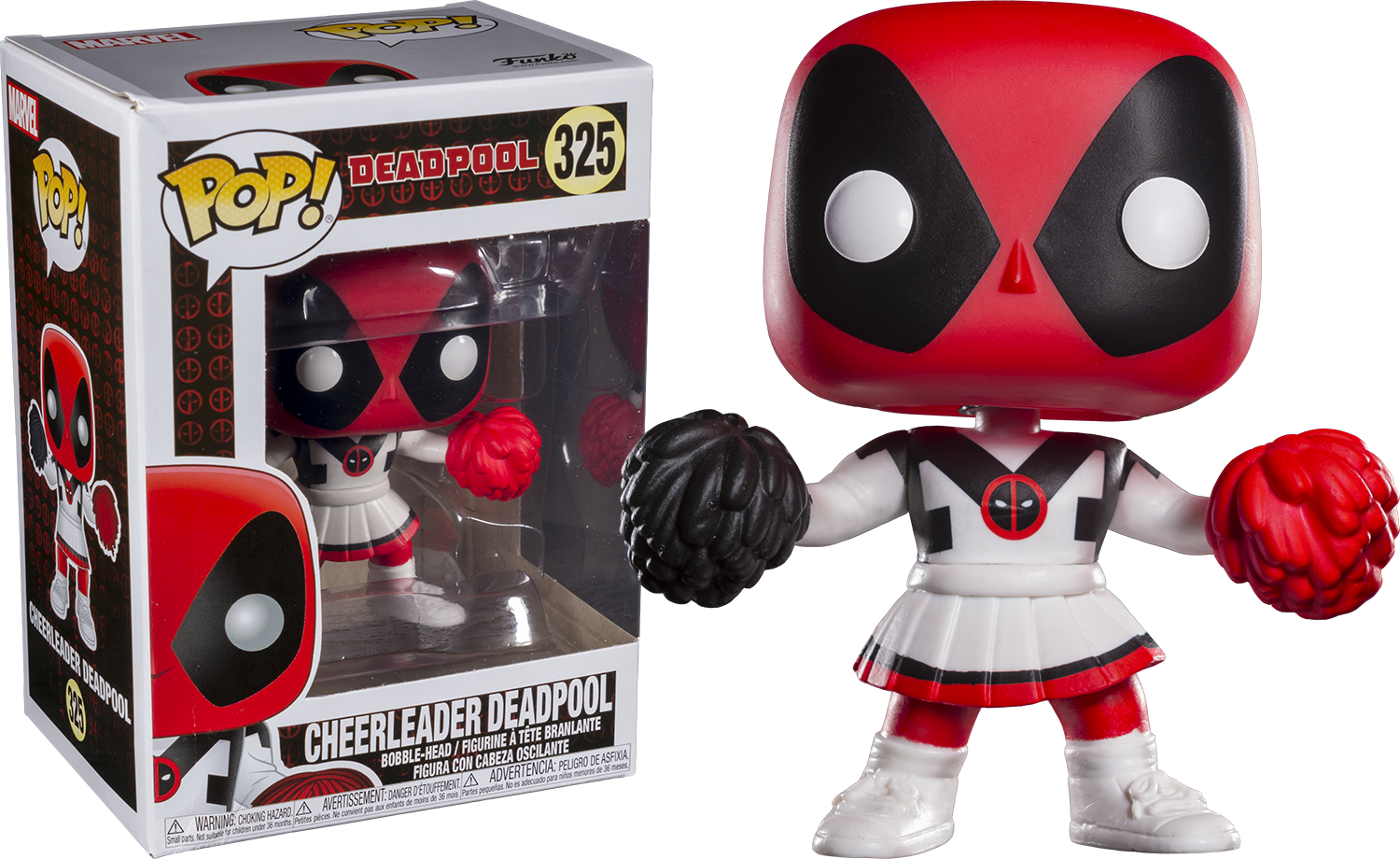 Deadpool - Funko Pop Deadpool Cheerleader (1500x920), Png Download