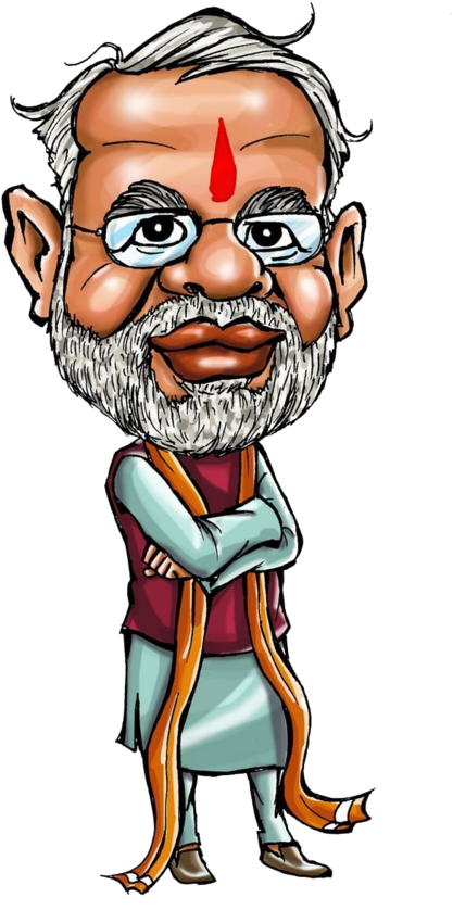 Modi The Leader India Desperately Needs Global Ⓒ - Ben Garrison Cartoon On India (500x869), Png Download