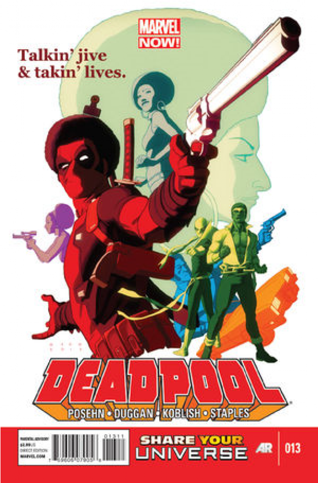 Купете Comics 2013-09 Deadpool - Deadpool Black Power (950x950), Png Download